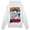 Jordan 1 Mid GS 'Six Championships DopeSkill Hoodie Sweatshirt Sorry I've Been Trappin Graphic Streetwear - White