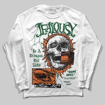 SoleFly x Air Jordan 3 “Fruits Of Our Labor” DopeSkill Long Sleeve T-Shirt Jealousy Graphic Streetwear - White