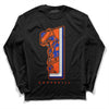 Dunk Low Futura Orange Blaze DopeSkill Long Sleeve T-Shirt No.1 Graphic Streetwear - Black