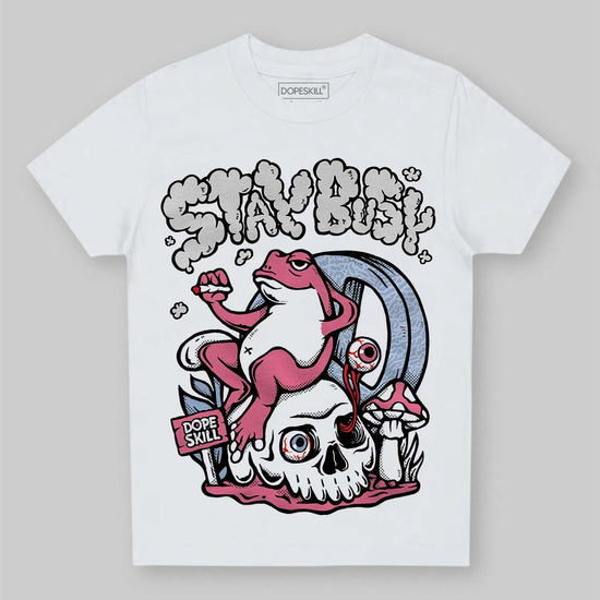 Jordan 3 GS “Cobalt Bliss” DopeSkill Toddler Kids T-shirt Stay Busy Graphic Streetwear - White