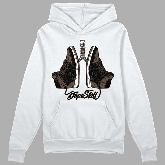 Jordan 1 Retro High OG Palomino DopeSkill Hoodie Sweatshirt Breathe Graphic Streetwear - White 