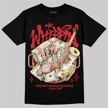 Jordan 12 “Bloodline” DopeSkill T-Shirt Whippin Graphic Streetwear - black