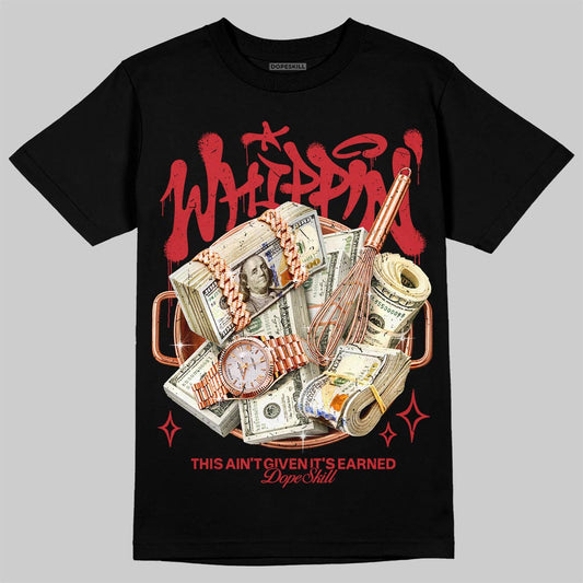 Jordan 12 “Bloodline” DopeSkill T-Shirt Whippin Graphic Streetwear - black