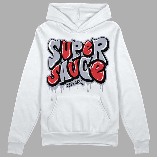 Jordan 4 “Bred Reimagined” DopeSkill Hoodie Sweatshirt Super Sauce Graphic Streetwear - White