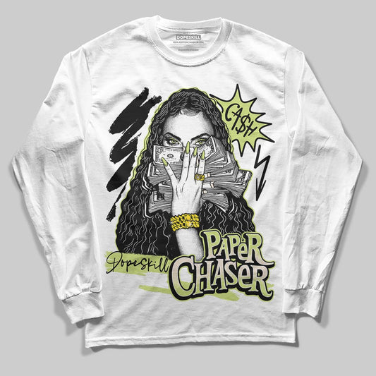 Jordan 5 “Luminous Green” DopeSkill Long Sleeve T-Shirt NPC Graphic Streetwear - White