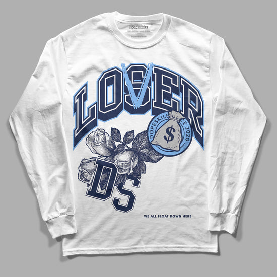 Jordan 5 Midnight Navy DopeSkill Long Sleeve T-Shirt Loser Lover Graphic Streetwear