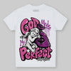 Jordan 4 GS “Hyper Violet” DopeSkill Toddler Kids T-shirt God Made Me Perfect Graphic Streetwear - White