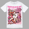 Jordan 5s GS Pinksicle DopeSkill T-Shirt Resist Graphic Streetwear - White 