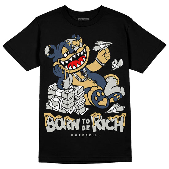 A Ma Maniere x Jordan 5 Dawn “Photon Dust” DopeSkill T-Shirt Born To Be Rich Graphic Streetwear - Black