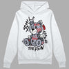 Jordan 4 “Bred Reimagined” DopeSkill Hoodie Sweatshirt Smile Through The Pain Graphic Streetwear - White 