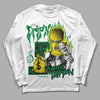 Dunk Low Reverse Brazil DopeSkill Long Sleeve T-Shirt Drip'n Never Tripp'n Graphic Streetwear - White