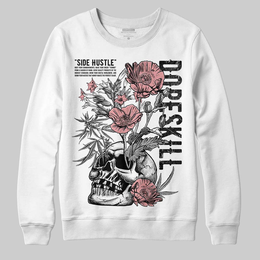 Harris Tweed x Wmns Dunk Low 'Black Phantom' DopeSkill Sweatshirt Side Hustle Graphic Streetwear - White