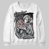 Jordan 4 “Fear” DopeSkill Sweatshirt Stackin Mines Graphic Streetwear - White