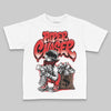 Jordan 13 Retro OG Chicago (2026) DopeSkill Toddler Kids T-shirt Paper Chaser Boy Graphic Streetwear - White