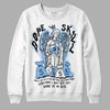 Jordan 9 Powder Blue DopeSkill Sweatshirt Angels Graphic Streetwear - White 