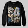 Jordan 17 Retro Low SP Infinite Archives DopeSkill Sweatshirt Real Ones Move In Silence Graphic Streetwear - Black