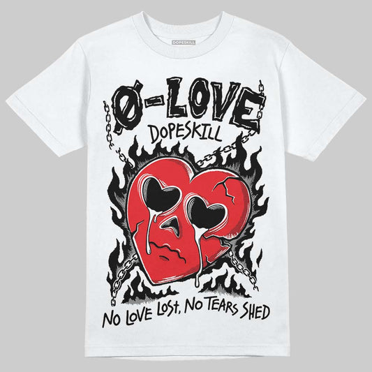 Rick Owens Leather Low Sneaker Black And Milk DopeSkill T-Shirt Crying Heart Graphic Streetwear - White