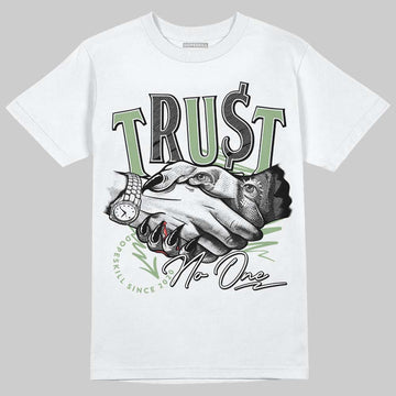 Jordan 4 Retro “Seafoam” DopeSkill T-Shirt Trust No One Graphic Streetwear - White