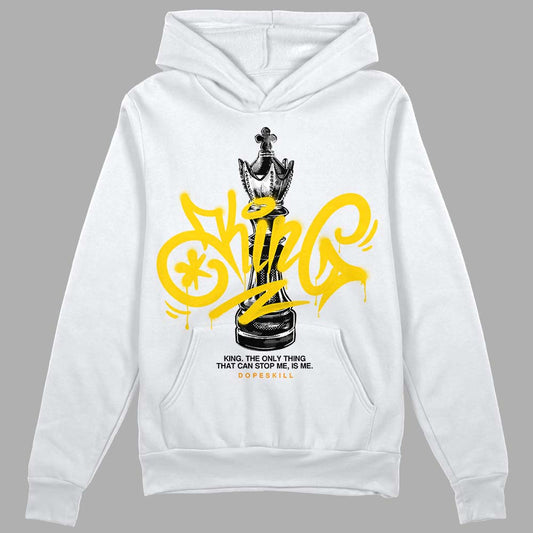 Jordan 6 “Yellow Ochre” DopeSkill Hoodie Sweatshirt King Chess Graphic Streetwear - White