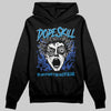 Royal Blue Sneakers DopeSkill Hoodie Sweatshirt Root of Evil Graphic Streetwear - Black