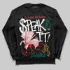 Jordan 3 Mexico 'El Vuelo' DopeSkill Long Sleeve T-Shirt Speak It Graphic Streetwear - Black