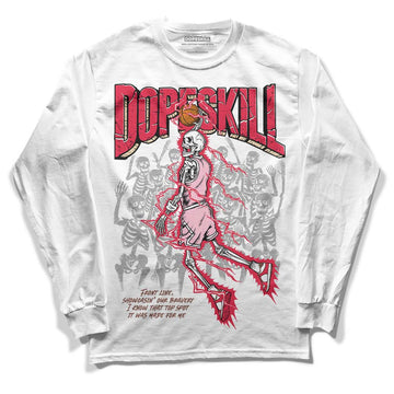 Dunk Low PRM Bacon DopeSkill Long Sleeve T-Shirt Thunder Dunk Graphic Streetwear - White