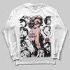 Jordan 40 “Dusty Rose” DopeSkill Long Sleeve T-Shirt Built Different Graphic Streetwear - White 