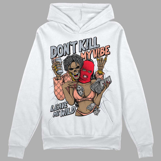 DJ Khaled x Jordan 5 Retro ‘Crimson Bliss’’ DopeSkill Hoodie Sweatshirt Don't Kill My Vibe Graphic Streetwear - White 