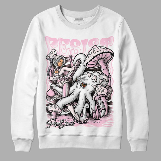 Dunk Low LX Pink Foam DopeSkill Sweatshirt Resist Graphic Streetwear - White