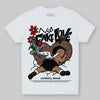 Jordan 9 'Olive' DopeSkill Toddler Kids T-shirt No Fake Love  Graphic Streetwear - White