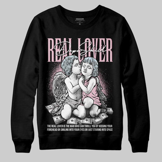 Jordan 5 OG “35th Anniversary” DopeSkill Sweatshirt Real Lover Graphic Streetwear - Black