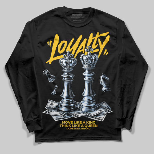 Yellow Sneakers DopeSkill Long Sleeve T-Shirt Loyalty Graphic Streetwear - Black