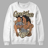 Jordan 6 WMNS Gore-Tex Brown Kelp DopeSkill Sweatshirt Queen Of Hustle Graphic Streetwear - White 