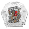 Jordan 1 Low OG “Shadow” DopeSkill Long Sleeve T-Shirt Don't Kill My Vibe Graphic Streetwear - White