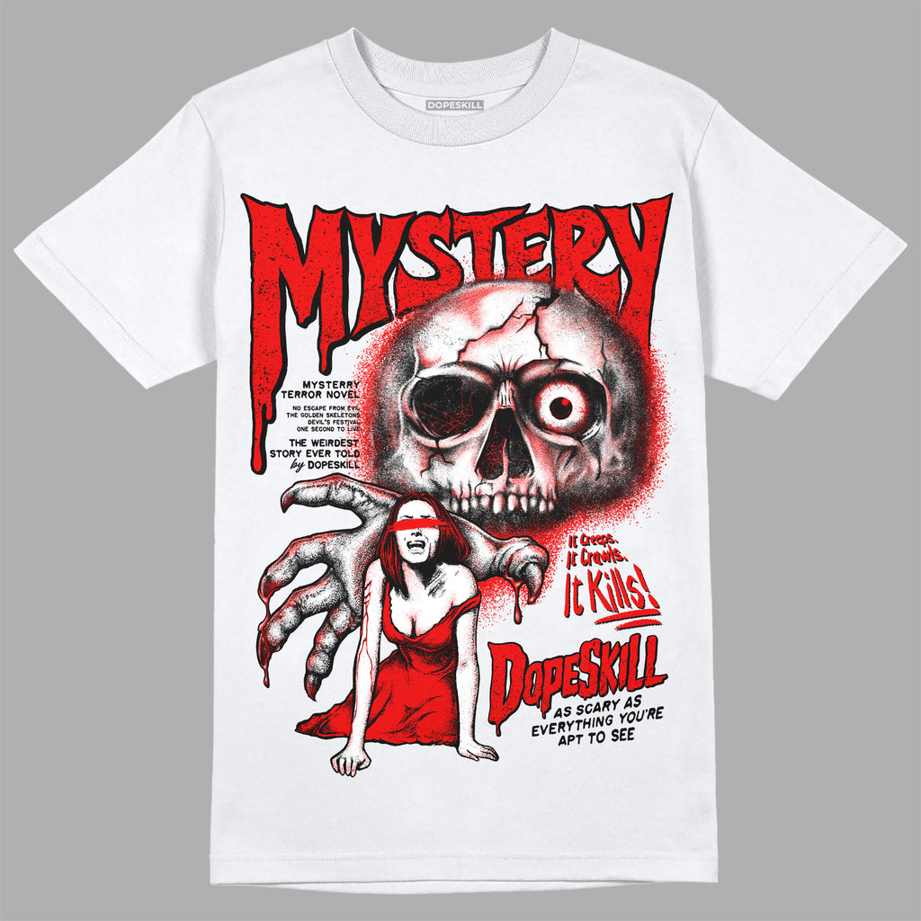 Jordan 12 “Cherry” DopeSkill T-Shirt Mystery Ghostly Grasp Graphic Streetwear - White 