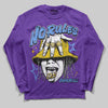 PURPLE 'No Rules' DopeSkill Graphic Long Sleeve T-Shirt