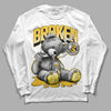 Jordan 4 Retro “Vivid Sulfur” DopeSkill Long Sleeve T-Shirt Sick Bear Graphic Streetwear - White 