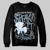 Jordan 40 “Blue Suede” DopeSkill Sweatshirt Speak It Graphic Streetwear - Black