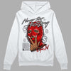 Jordan 1 High OG “Black/White” DopeSkill Hoodie Sweatshirt Never Stop Hustling Graphic Streetwear - White 