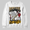 Jordan 12 Retro 'Taxi' 2025 DopeSkill Sweatshirt Sorry I've Been Trappin Graphic Streetwear - White 