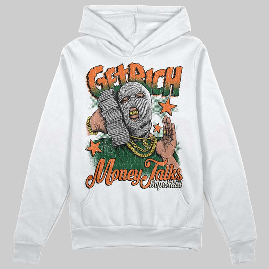 SoleFly x Air Jordan 3 “Fruits Of Our Labor” DopeSkill Hoodie Sweatshirt Get Rich Graphic Streetwear - White