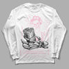 Dunk Low LX Pink Foam DopeSkill Long Sleeve T-Shirt Show Me The Money Graphic Streetwear - White