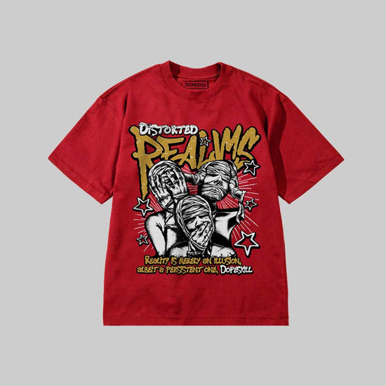 Distorted Realms DopeSkill Premium T-shirt Streetwear - Red