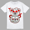 New Double Bear Unisex Shirt Match AJ 4 White Oreo "Tech White"