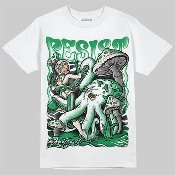 Jordan 2 Retro Lucky Green DopeSkill T-Shirt Resist Graphic Streetwear - White 