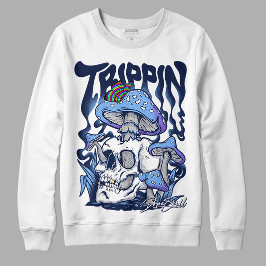 Jordan 5 Midnight Navy DopeSkill Sweatshirt Trippin Graphic Streetwear