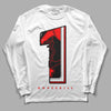 Jordan 1 Retro High OG "Satin Bred" DopeSkill Long Sleeve T-Shirt No.1 Graphic Streetwear - White