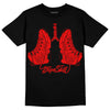 Jordan 9 Chile Red DopeSkill T-Shirt Breathe Graphic Streetwear - Black