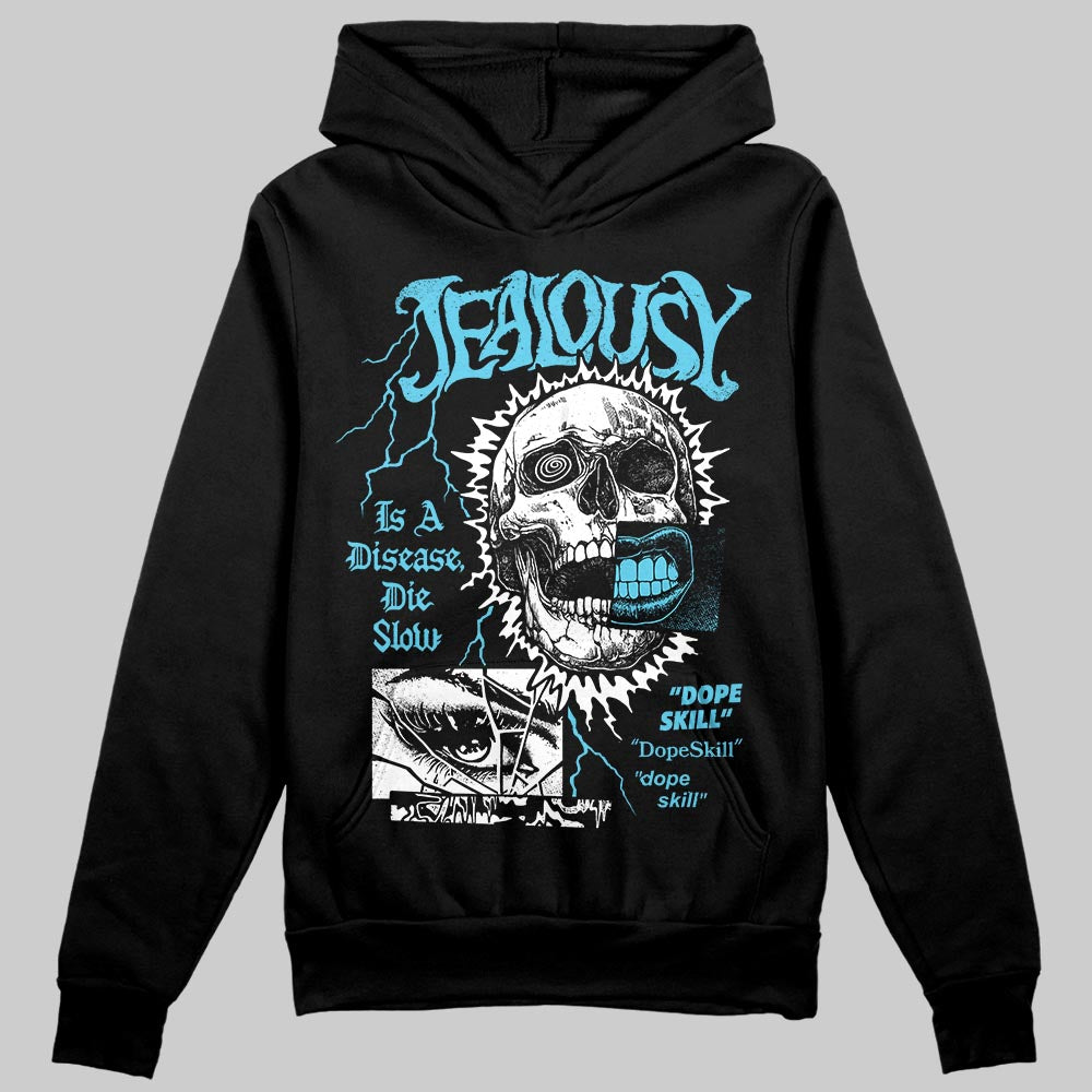 Jordan 11 Retro Gamma Blue (2025) DopeSkill Hoodie Sweatshirt Jealousy Graphic Streetwear - Black