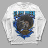 Royal Blue Sneakers DopeSkill Long Sleeve T-Shirt New Black Queen Graphic Streetwear - White